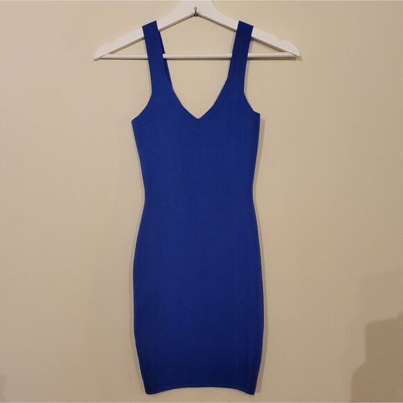 REVOLVE Superdown Sophia Deep V Dress in Royal Blue - Picture 3 of 8